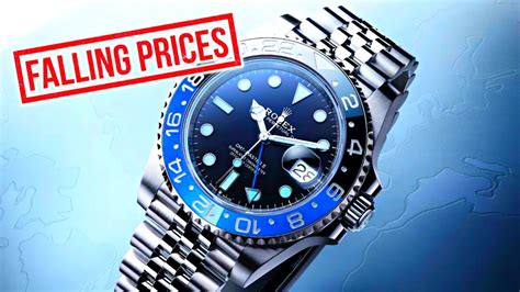 are rolex prices falling.